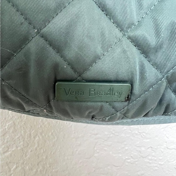 Vera Bradley Green Quilted Crossbody Bag with Adjustable Strap - Picture 2 of 9